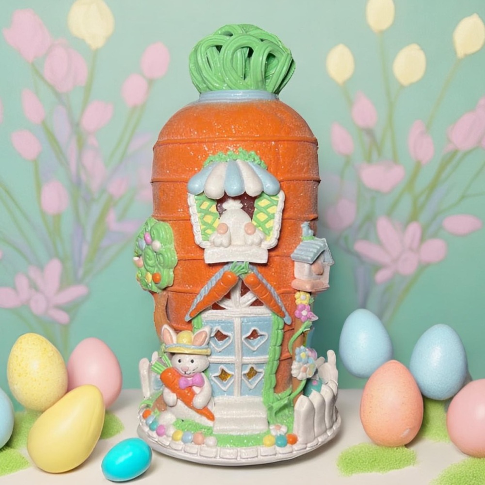 NWT Cupcakes and Cashmere Easter Carrot House